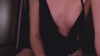 stepsister swallows big cock after party.