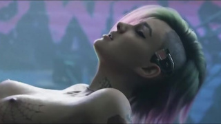 Cyberpunk 2077 Judy Alvarez - Sex / Fingering squirt orgasm 3d Hentai - By RashNemain