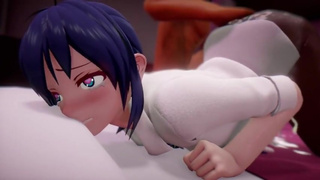 hentai mmd -【ループ】葵乃ちゃんに注がれた証を確認してるだけ (lovemax)