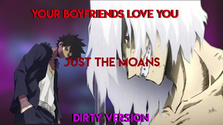 Dabi and Shigaraki Moan and Cum inside you