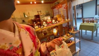 着物姿の女子大生と京都でとびっこいたずらデート！着物を着たまま中出しハメ撮りSEX ♡RYO&YUU♡素人カップル/歳の差/10代/美少女/スタイル抜群/パイパン/スマホ撮影/リアル/KIMONO