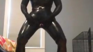 Camilla's Catsuit (latex, trans, feminization, mask, female mask, crossdress, transformation, heels)