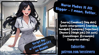 Nurse Makes It All Bigger - I mean, Better | Audio Roleplay