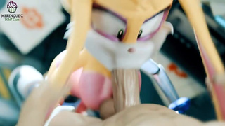 You facefuck Bunnie Rabbot fron Sonic Series | Merengue Z