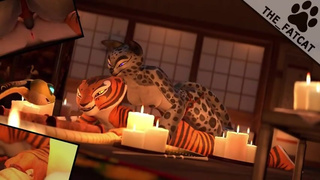 Master Tigress does her own style of training~ ????