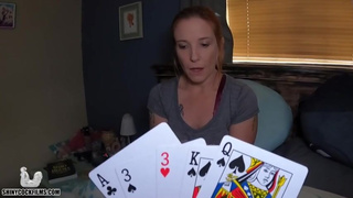 Step Son Plays Strip Poker With Step Mom - Jane Cane