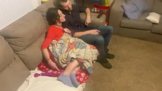 Step mom invited me to watch a movie and fuck