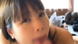 20's Aya's rich blowjob