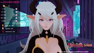 VTUBER CAVES & BEGS TO LET HER CUM (Chaturbate 06/05/21)