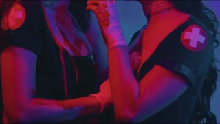 Adria Rae & Gina Valentina Sexy Lesbian Vampire Nurses