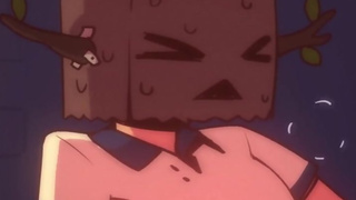 follando en el bosque