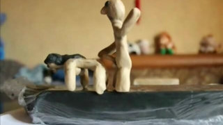 Found my first plasticine porn cartoon))))))