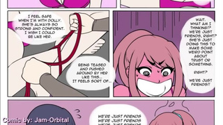 Big titty goth dominates innocent teen [COMIC DUB]