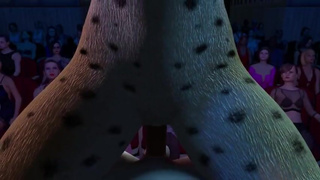 Cheetah Girl lap dance furry fuck cosplay video game 3d