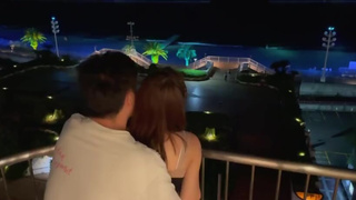 動物園で女子大生と露出ハメ撮りデートから露天風呂で野外露出で見せつけ中出しSEX！♡RYO&YUU♡素人カップル/歳の差/10代/美少女/色白/スタイル抜群/野外露出/パンチラ/着替え/温泉/フェラ