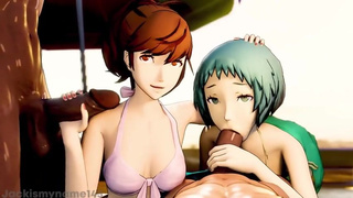 Persona Bitch Creampie Anal SFM Hentai Compilation