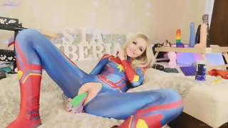 Sia Siberia - Captain Marvel Tests New Bad Dragon Toys