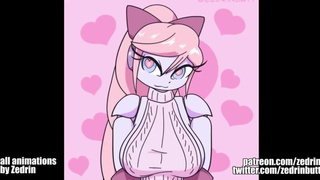Gif Compilation - Monster Girls, Robot Girls, Breast Expansion (animations by Zedrin)