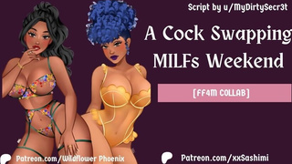 2 MILFs Swap Cocks | ASMR AudioRoleplay