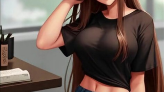 YOU TEACH THE NERD, SHY GIRL HOW YOU SHOULD SUCK HER - amsr roleplay - Argentine voice