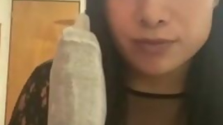 Trailer Shemale Homemade Dildo for Quarantine, masturbation and swallow cum