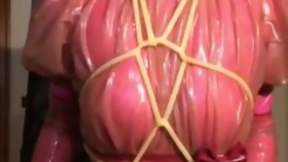 rubber doll with rebreath mask