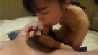 Deepthroat and face fuck by tattooed asian girl