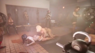 Futa Futanari Gangbang Orgy DP Huge Cumshot Creampie 3D Hentai