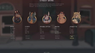 Debtors Furry NTR game the girl picked up a prostitute