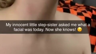Loving Step-Bro Teaches New Step-Sis About Facials