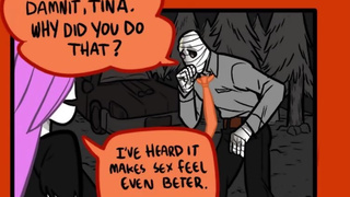 Mr. Invisible: Vampire babe creampied on Halloween - Dub4FunHub