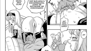 Baby invade a terra e começa fudendo a Filha do Vegeta - Dragon Ball GT parody