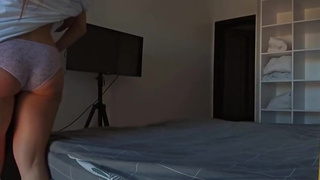 Жена Послушно Дала В Попку Другу Семьи Перед Приходом Мужа.Домашняя Измена