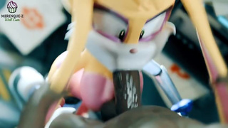 Grab her ears and facefuck rough her bunny throat! (Bunnie Rabbot From Sonic Series) | Merengue Z