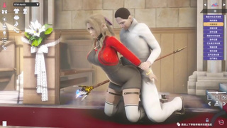 Honey Select 2:Holy sex between the church and Aerith