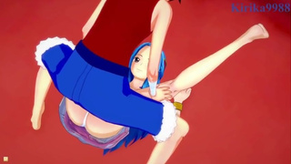 Nefertari Vivi and Monkey D. Luffy have deep sex in the bedroom. - One Piece Hentai