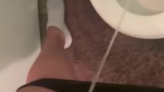 Soft Tranny Cock Pissing