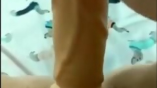 Horny Slut Fucks Herself In Best Friend's Bed