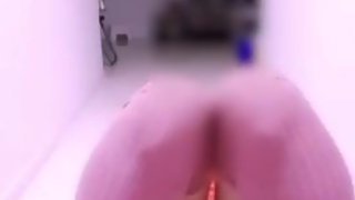 Sissygasm - Femboy rides dildo in the most slutty way, leaks and cum ~