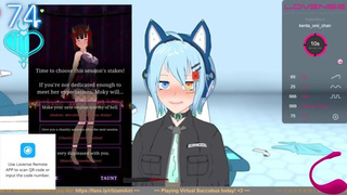 Anime AI GAGGED and made to edge by virtual SUCCUBUS?! (CB VOD 21-03-22)