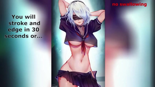 2b hentai JOI (Hard Femdom,Humiliation, Feet and Armpit)