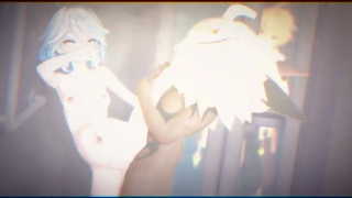 The Girls From Genshin Impact At A Loose Slut Party!