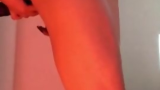 Enjoying taking a big dildo in my tight ass