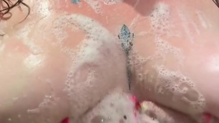 Big Soapy shower tits