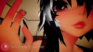 FUTANARI Personal Trainer Stretching till she moans (ANAL) VRChat