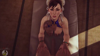Chun-Li's training Street Fighter 3D Porn