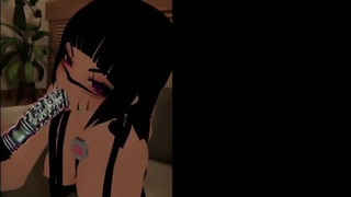 ERP Horny VRChat E-Girl Moaning and Playing with Vibrator (first video!)