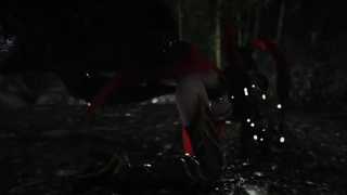 skyrim werewolf and armor porn