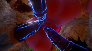 Tight pussy of a mature milva gets fucked by Three Furry | big Hardcock | wild life