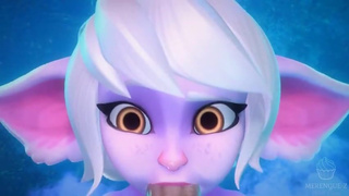 PUMPING YOUR BALLS INTO YORDLE TRISTANA'S THROAT | Merengue Z